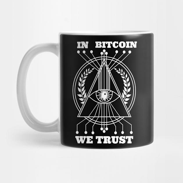 In bitcoin We Trust All Seeing Eye by DesignsbyBryant